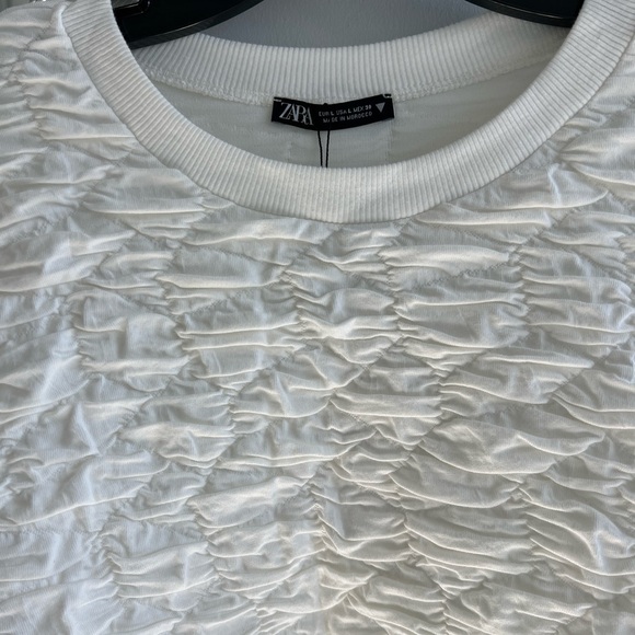 ZARA TEXTURED SWEATSHIRT - Picture 7 of 14